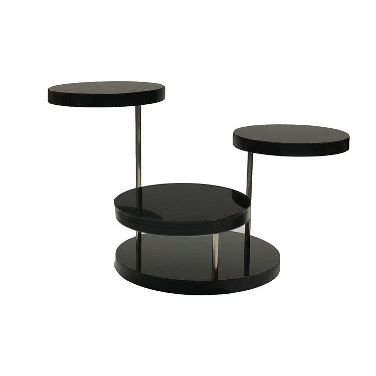 Hot sale acrylic ring jewelry display stand multi-layer round jewelry display stand plexiglass simple jewelry