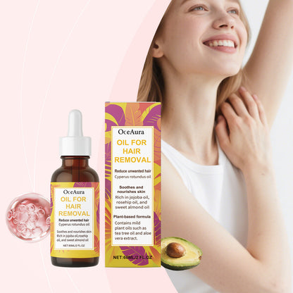 Cyperus Rotundus Oil Full Body Hair Removal Hair Growth Inhibitor Smooth Soothing Redness Gentle Depilatory Care Essential Oil