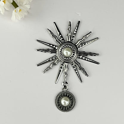 Pearl Sunflower DIY Jewelry Virgin Halo Baroque Lolita Dark Gothic Cos Headdress Style Accessories