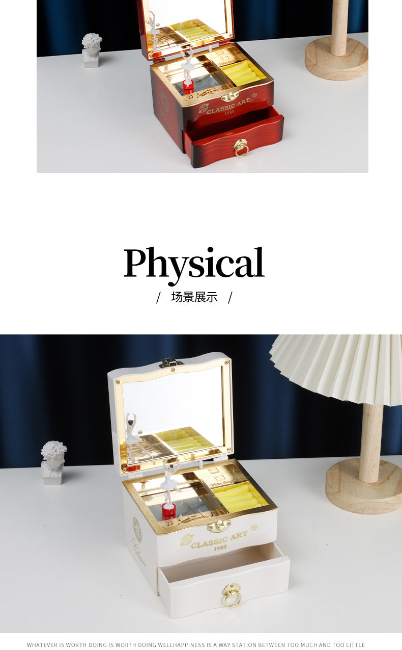Music Box Music Box dancing little girl ballet princess jewelry box girl children birthday gift crystal ball