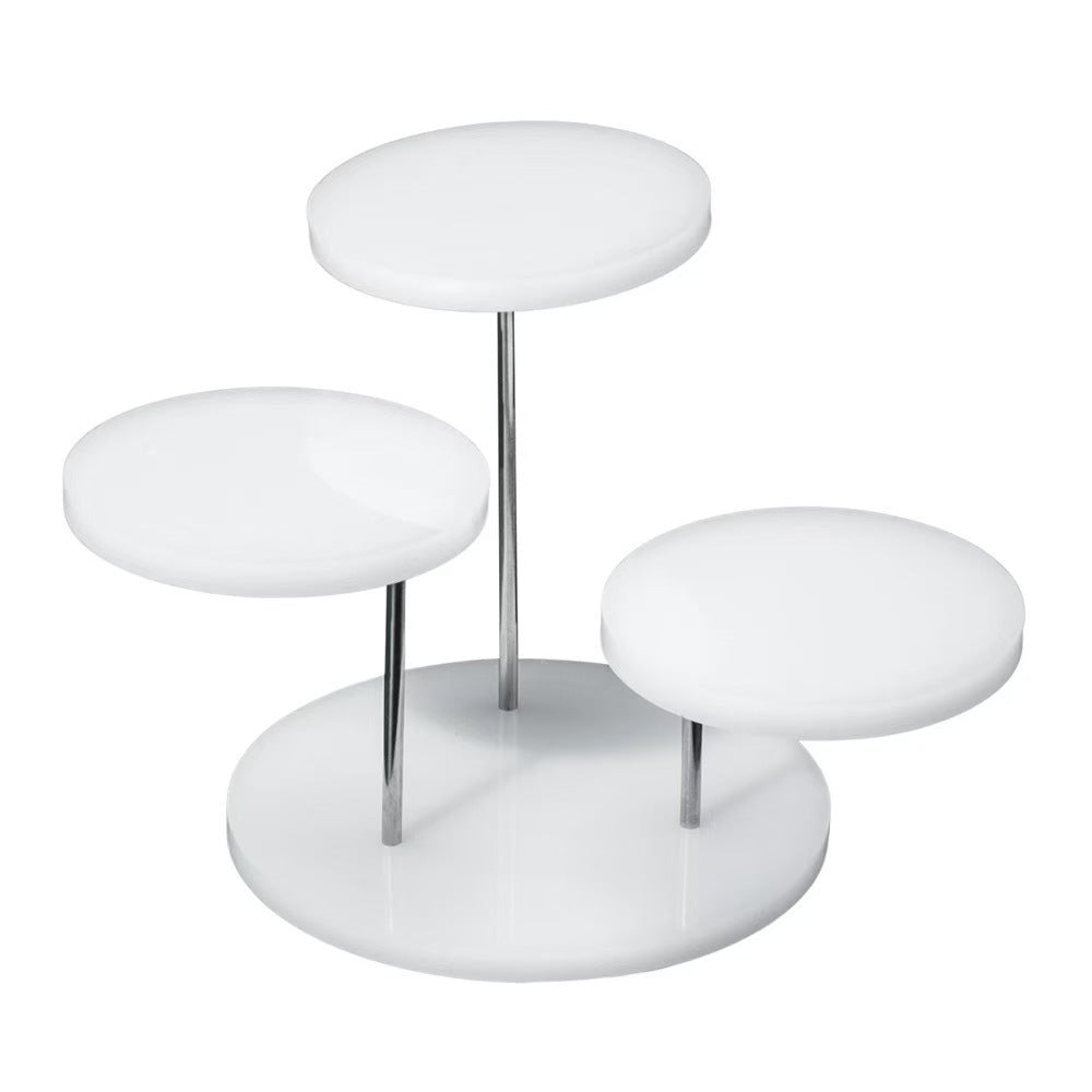 Hot sale acrylic ring jewelry display stand multi-layer round jewelry display stand plexiglass simple jewelry