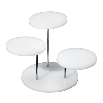 Hot sale acrylic ring jewelry display stand multi-layer round jewelry display stand plexiglass simple jewelry