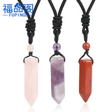 Fashion ancient silver owl tree of life pendant natural water wafer ring inlay pendant foreign trade jewelry necklace