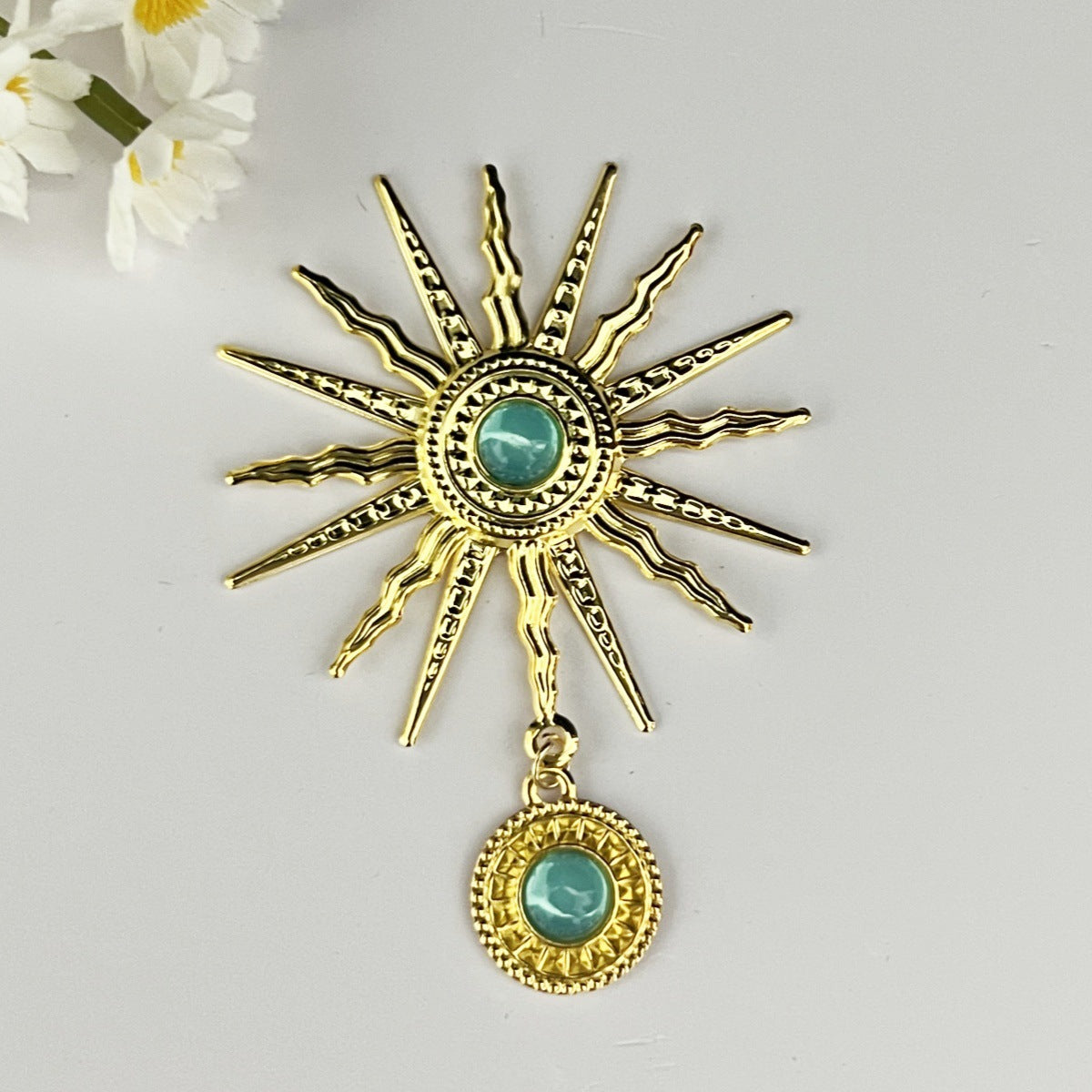Pearl Sunflower DIY Jewelry Virgin Halo Baroque Lolita Dark Gothic Cos Headdress Style Accessories
