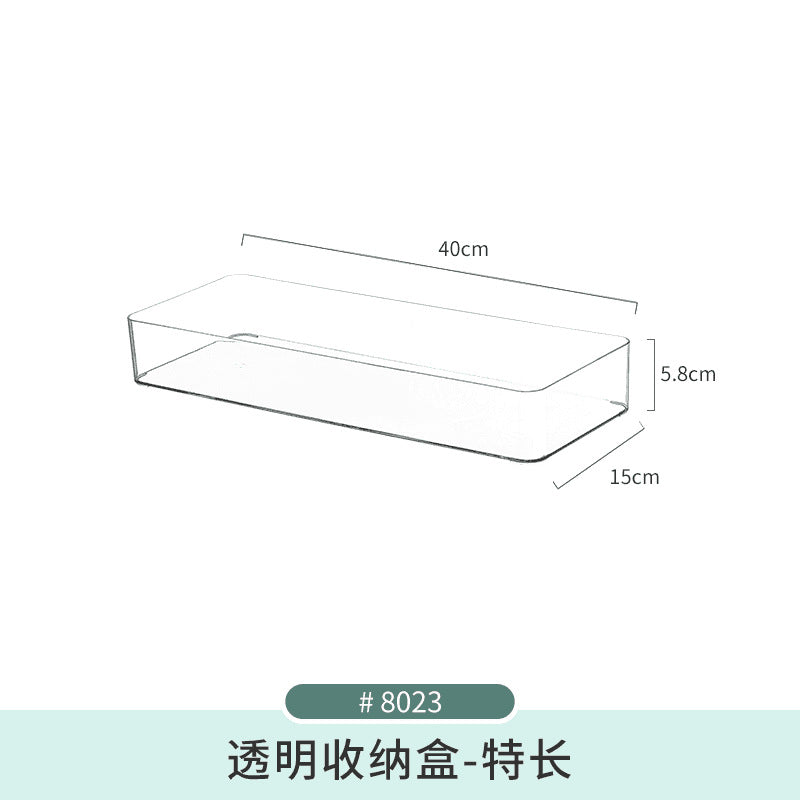 Mirror Cabinet Storage Box Desktop Cosmetics Lipstick Storage Rack Bathroom Bathroom Desktop Dressing Table Organization Box