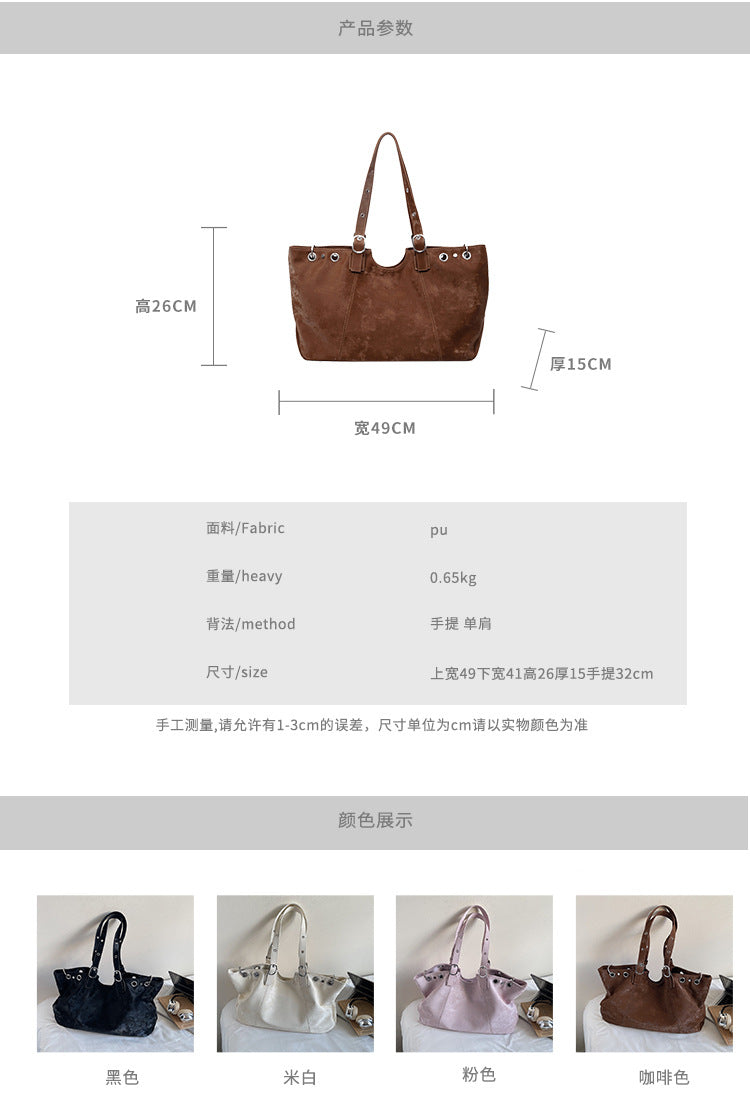 Vintage Big Bags For Women Handbags Top-handle Handbag Fashion Satchel Dumpling Pack Tote Shoulder Bag Hobos Large Purse Bolsa