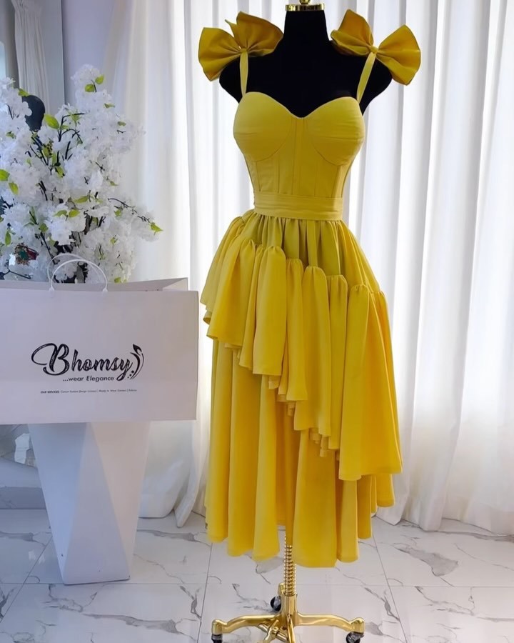 Cross-border source fashion waist sling strap bow sexy dress African women's clothing
