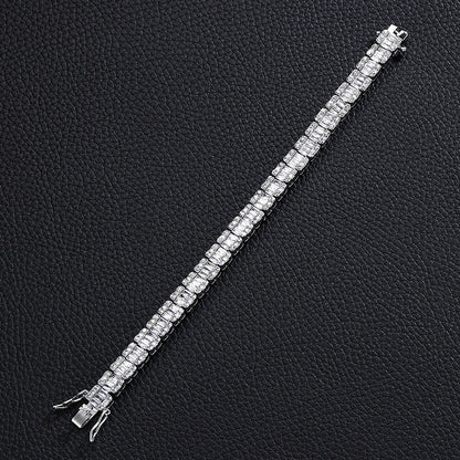 Popular Jewelry Rock Sugar Chain Children's European and American New Zircon Cuban Chain Hip Hop Jewelry Internet Celebrity Same Style Clothing Accessories