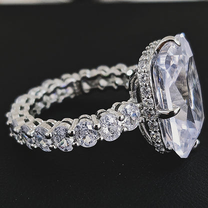Amazon Cross-border Rectangular Classic Jewelry suit Combination Female Niche European and American x7198-r5797