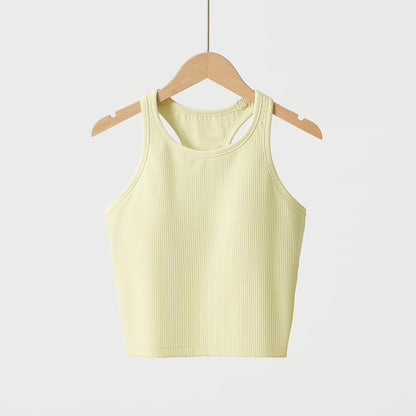 Original ebb yoga vest women's I-character sports outer wear tight quick-drying with chest pad running bra fitness upper