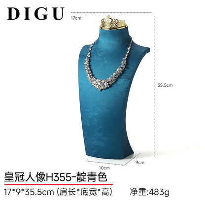 Necklace Display Stand, Mannequin Jewelry Stand, Neck Model, Necklace Holder, Counter Jewelry Display Props