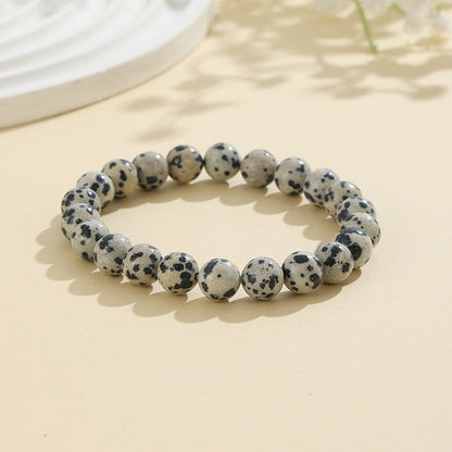 European and American Cross-Border Hot-Selling Popular Jewelry 8mm Natural Stone Bracelet Amethyst Tiger Eye Stone Agate Bracelet Jewelry