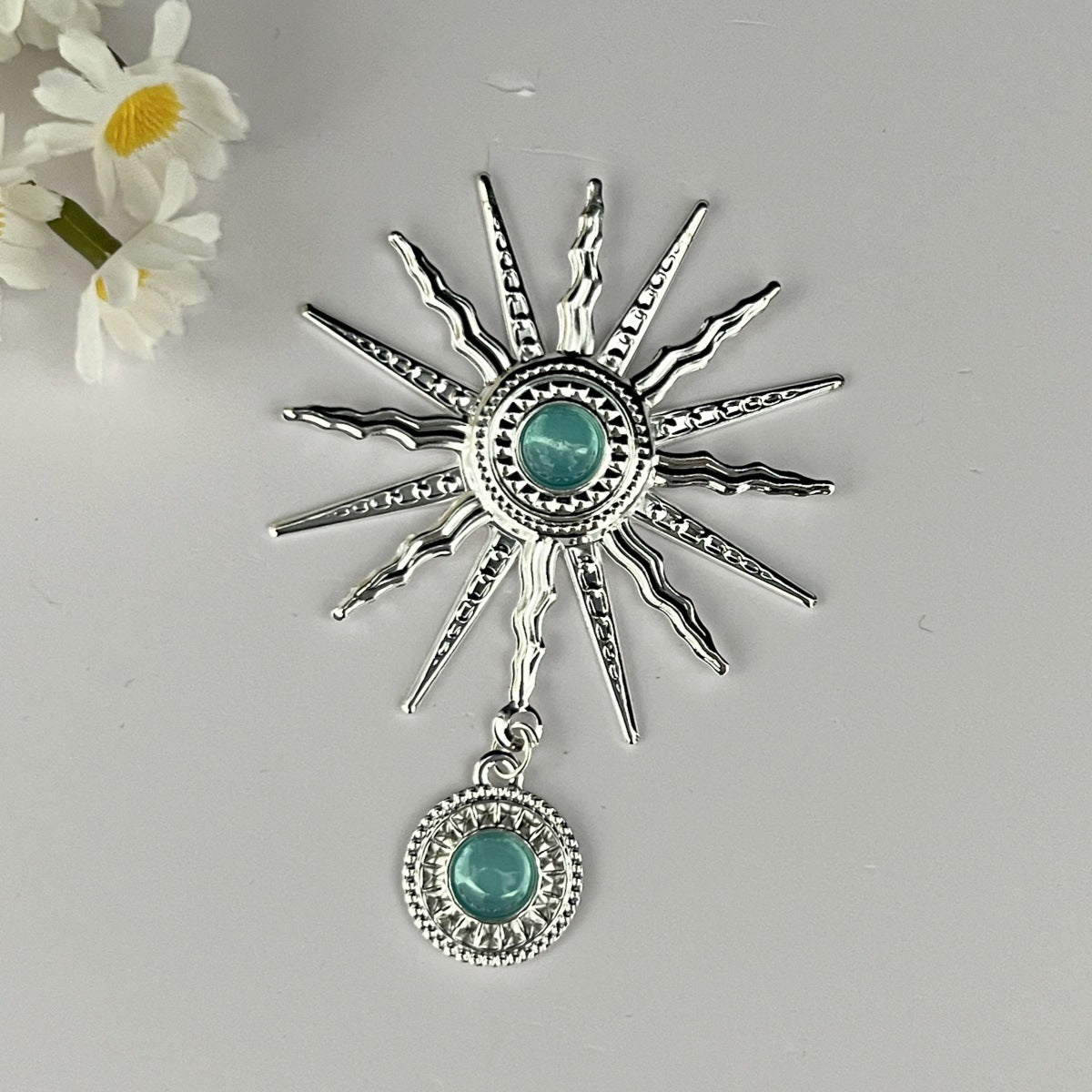 Pearl Sunflower DIY Jewelry Virgin Halo Baroque Lolita Dark Gothic Cos Headdress Style Accessories