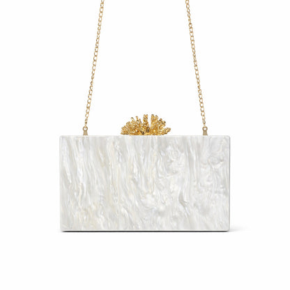Acrylic Luxury Box Clutch Bag Wedding Chain Handbag For Women Chic Party Shoulder Crossbody Bags Ladies Evening Bags Dress Purses