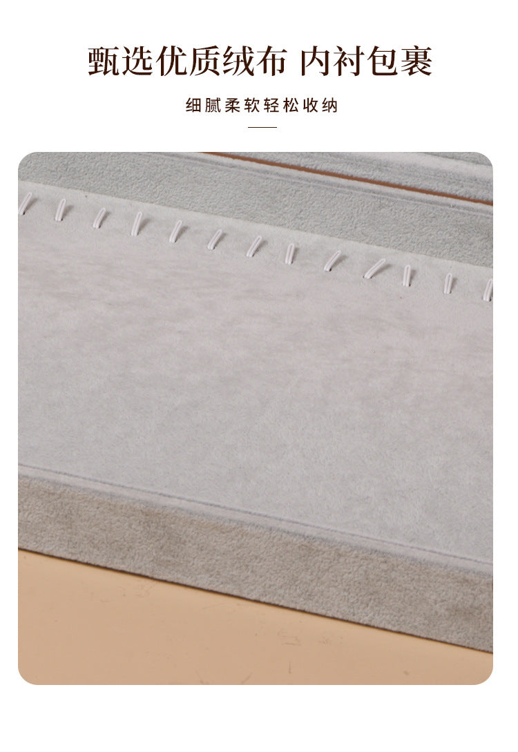 Dustproof Large Capacity Necklace Storage Box Snake Bone Chain Jewelry Box Bracelet Bracelet Jewelry Jewelry Display Box Necklace Box