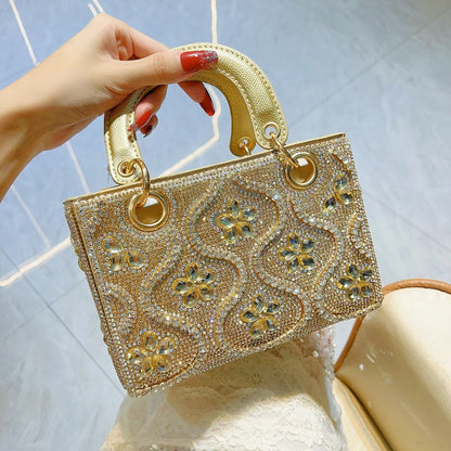 New Cross-border Light Luxury Celebrity Handbag Small Handbag Shoulder Crossbody Evening Bag High-quality Large-capacity Women's Bag