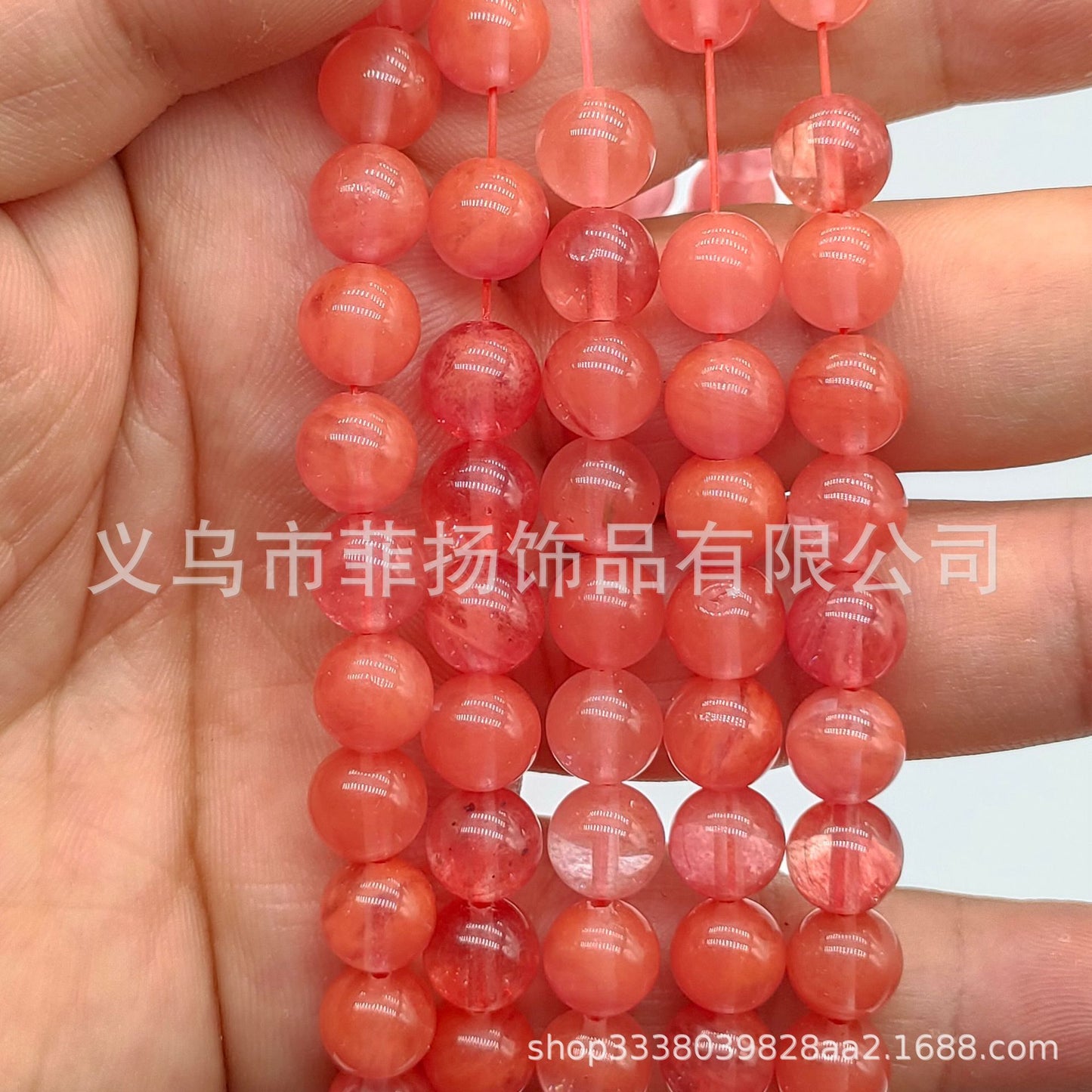 Feiyang Jewelry Miscellaneous Stone Round Beads Loose Beads diy Jewelry Accessories Beads Personalized Miscellaneous Stone Semi-finished Products Ready for Wholesale