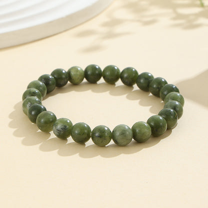 European and American Cross-Border Hot-Selling Popular Jewelry 8mm Natural Stone Bracelet Amethyst Tiger Eye Stone Agate Bracelet Jewelry