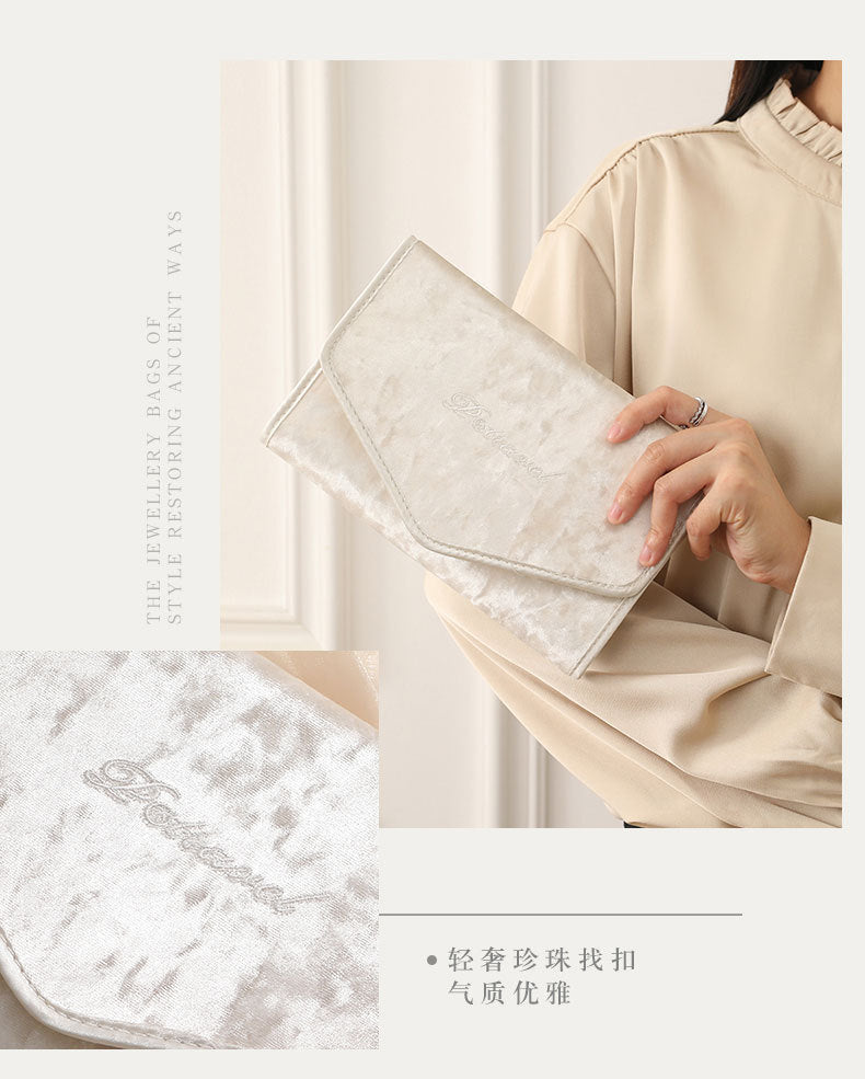 Source Factory New Jewelry Earrings Ring Necklace Pendant Watch Storage Bag Multifunctional Foldable