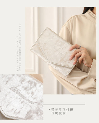 Source Factory New Jewelry Earrings Ring Necklace Pendant Watch Storage Bag Multifunctional Foldable