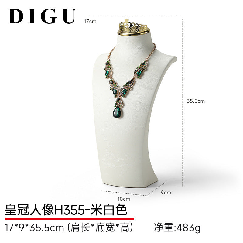 Necklace Display Stand, Mannequin Jewelry Stand, Neck Model, Necklace Holder, Counter Jewelry Display Props