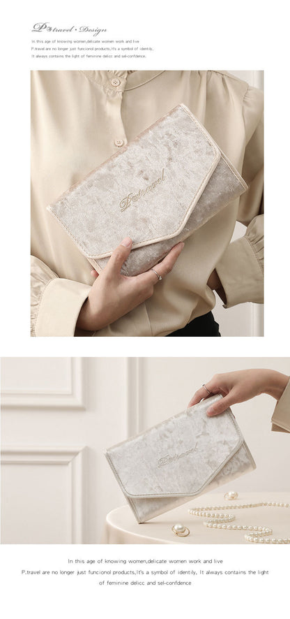 Source Factory New Jewelry Earrings Ring Necklace Pendant Watch Storage Bag Multifunctional Foldable