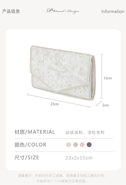 Source Factory New Jewelry Earrings Ring Necklace Pendant Watch Storage Bag Multifunctional Foldable