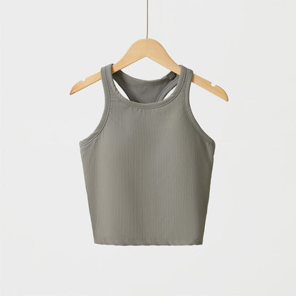 Original ebb yoga vest women's I-character sports outer wear tight quick-drying with chest pad running bra fitness upper