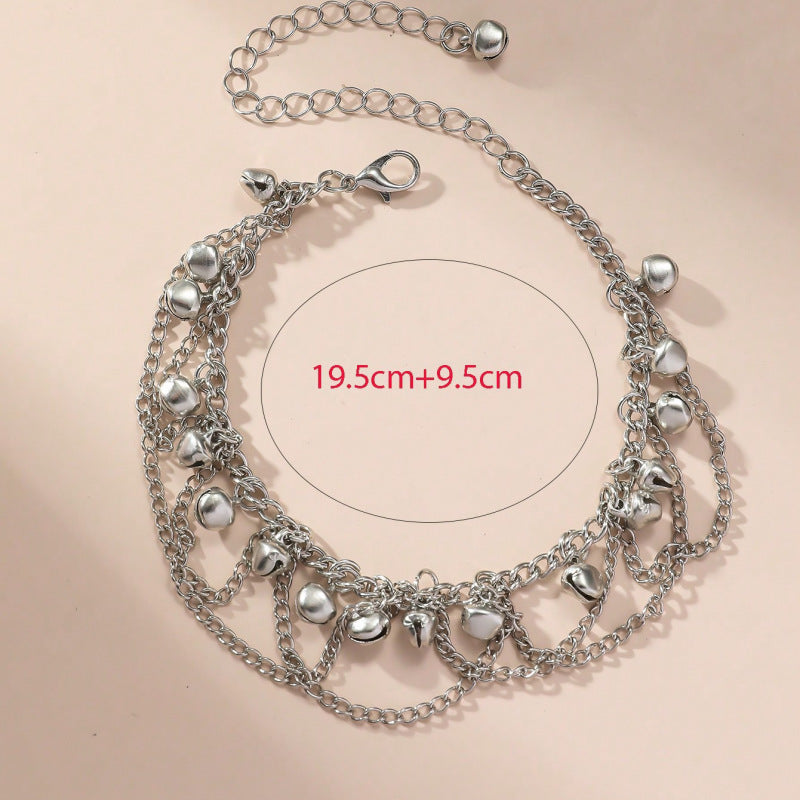 European and American New Cross-border Jewelry Distinctive Bell Beach Style Holiday Foot Chain Women's Fashion Accessories Jewelry Foot