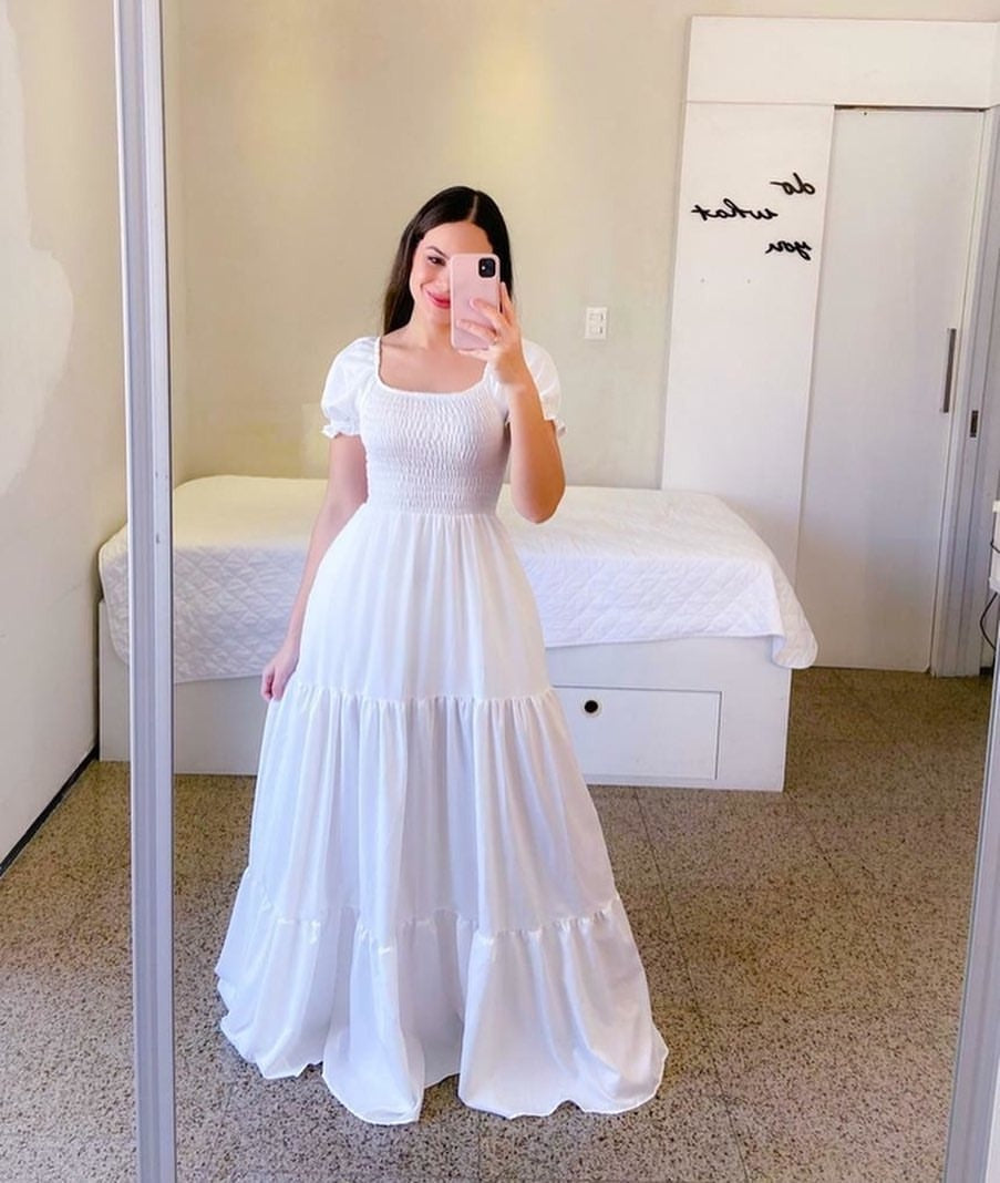 2025 Cross-Border New Spring and Summer European and American Clothing Dress One-Shoulder Floral Off-Shoulder Long Color Fairy Skirt