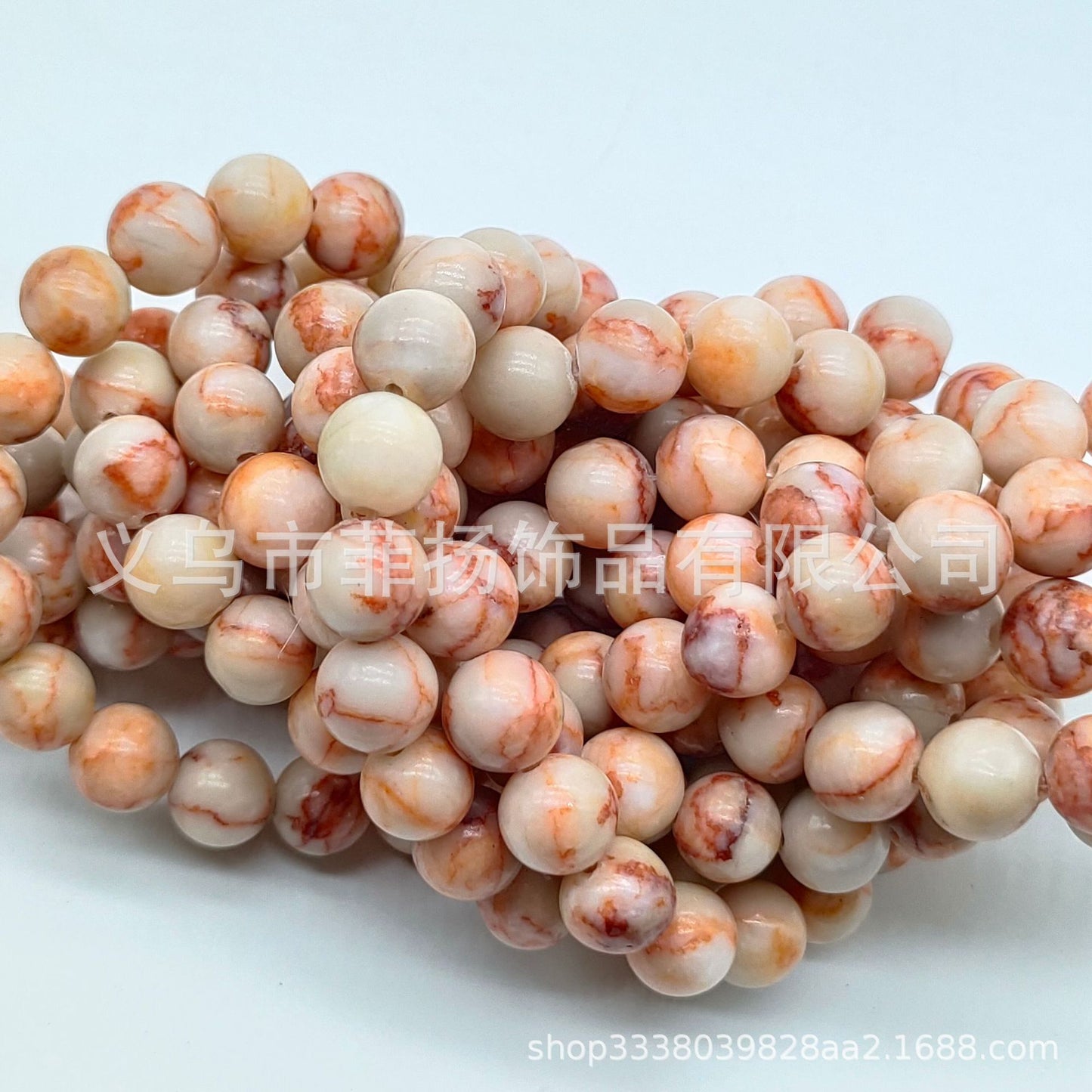 Feiyang Jewelry Miscellaneous Stone Round Beads Loose Beads diy Jewelry Accessories Beads Personalized Miscellaneous Stone Semi-finished Products Ready for Wholesale