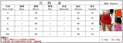 Amazon wish spring and summer European and American season new skirt sexy bright leather bag hip skirt miniskirt in stock