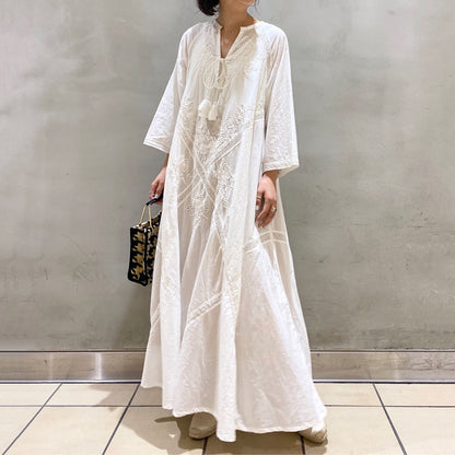 In Stock! Vintage Style A-Line Skirt for Women, 2026 Summer New Japanese Style Ladylike Loose Lace-Up Dress for Women