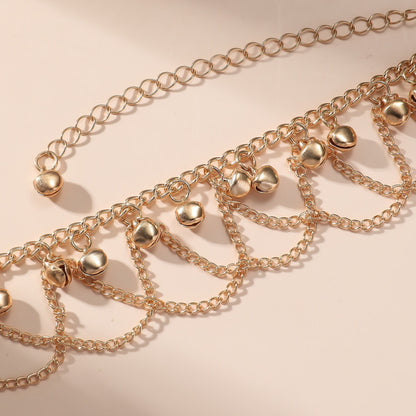 European and American New Cross-border Jewelry Distinctive Bell Beach Style Holiday Foot Chain Women's Fashion Accessories Jewelry Foot