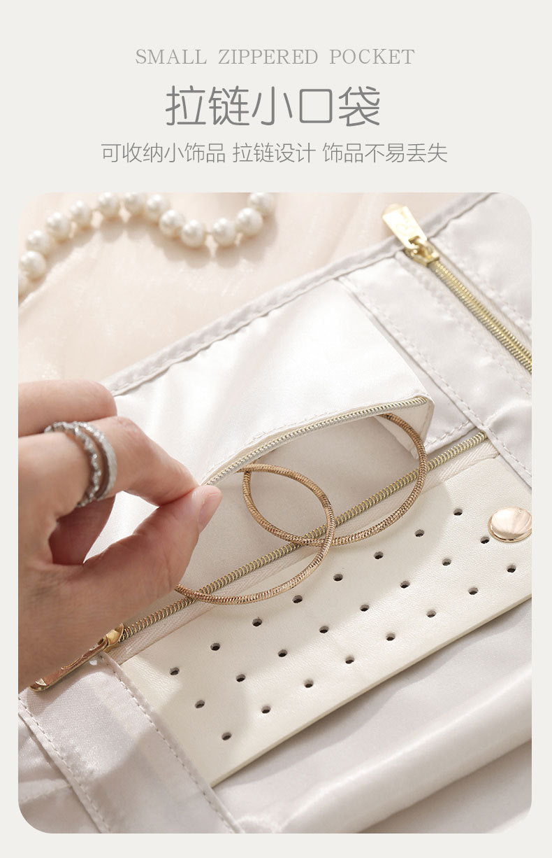 Source Factory New Jewelry Earrings Ring Necklace Pendant Watch Storage Bag Multifunctional Foldable