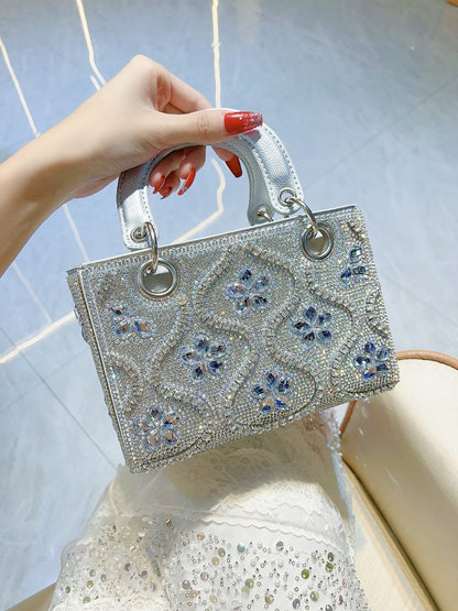 New Cross-border Light Luxury Celebrity Handbag Small Handbag Shoulder Crossbody Evening Bag High-quality Large-capacity Women's Bag
