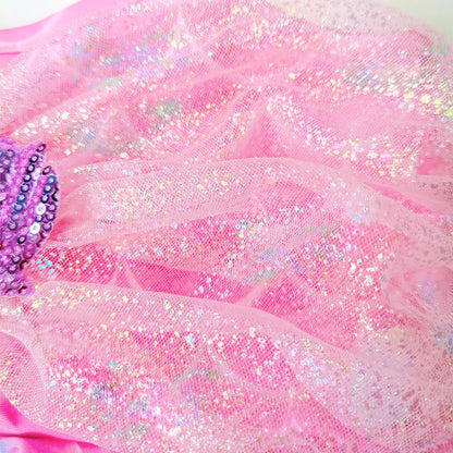Girls Mermaid Swimsuit Mermaid Tail with Gauze Ariel Princess Swimsuit Children's Swimsuit