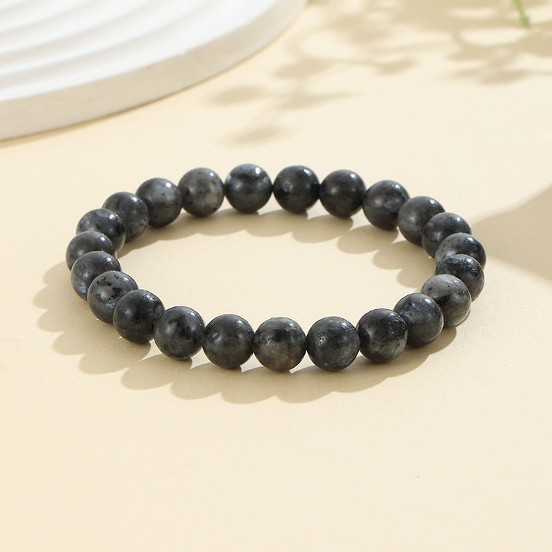 European and American Cross-Border Hot-Selling Popular Jewelry 8mm Natural Stone Bracelet Amethyst Tiger Eye Stone Agate Bracelet Jewelry