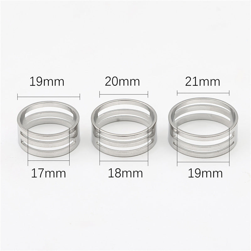 stainless steel ring auxiliary opening closed ring tool opener ring handmade diy material jewelry tool