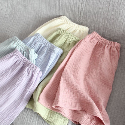 Short Sleeved Shorts Pijama Suit for Women Casual Wear Fashion Style 2 Pcs Pajama Set Summer Thin Women's Sleepwear Clothes