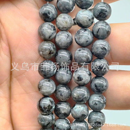 Feiyang Jewelry Miscellaneous Stone Round Beads Loose Beads diy Jewelry Accessories Beads Personalized Miscellaneous Stone Semi-finished Products Ready for Wholesale