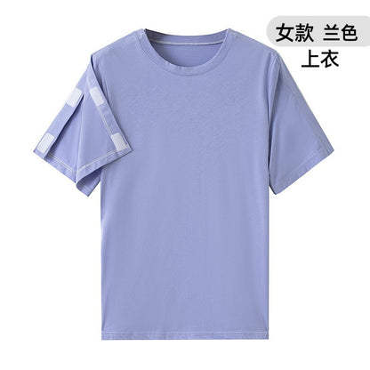 Summer patient care clothing easy to put on and take off hospital gown short sleeve cotton middle-aged and elderly medical clothing fracture clothing wholesale