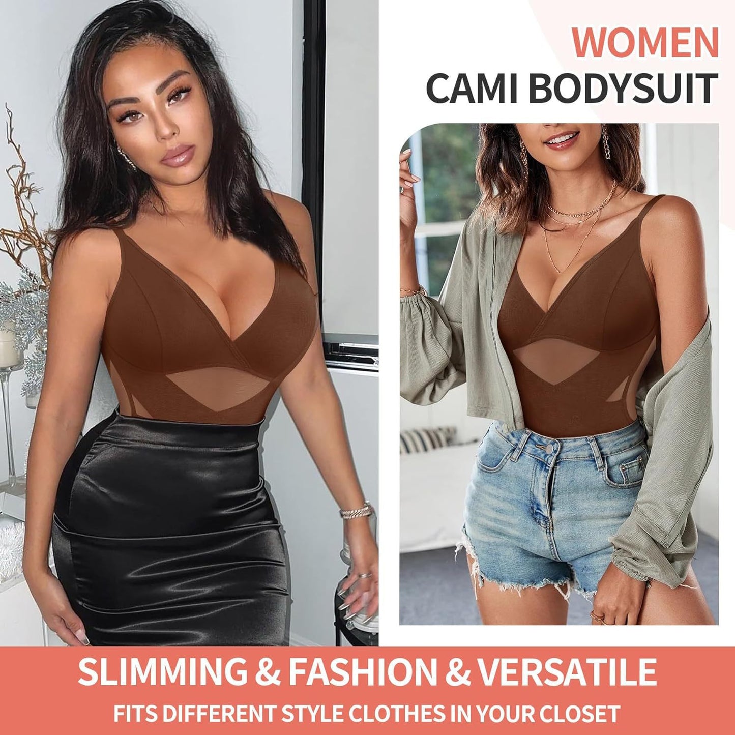Hot Selling Body Shaping One-Body Shaping One-Body Shaping Sling V-Neck Cup Mesh Waist Plastic Breathable Sports Body Shaping One-Body Shaping One-Body Shaping