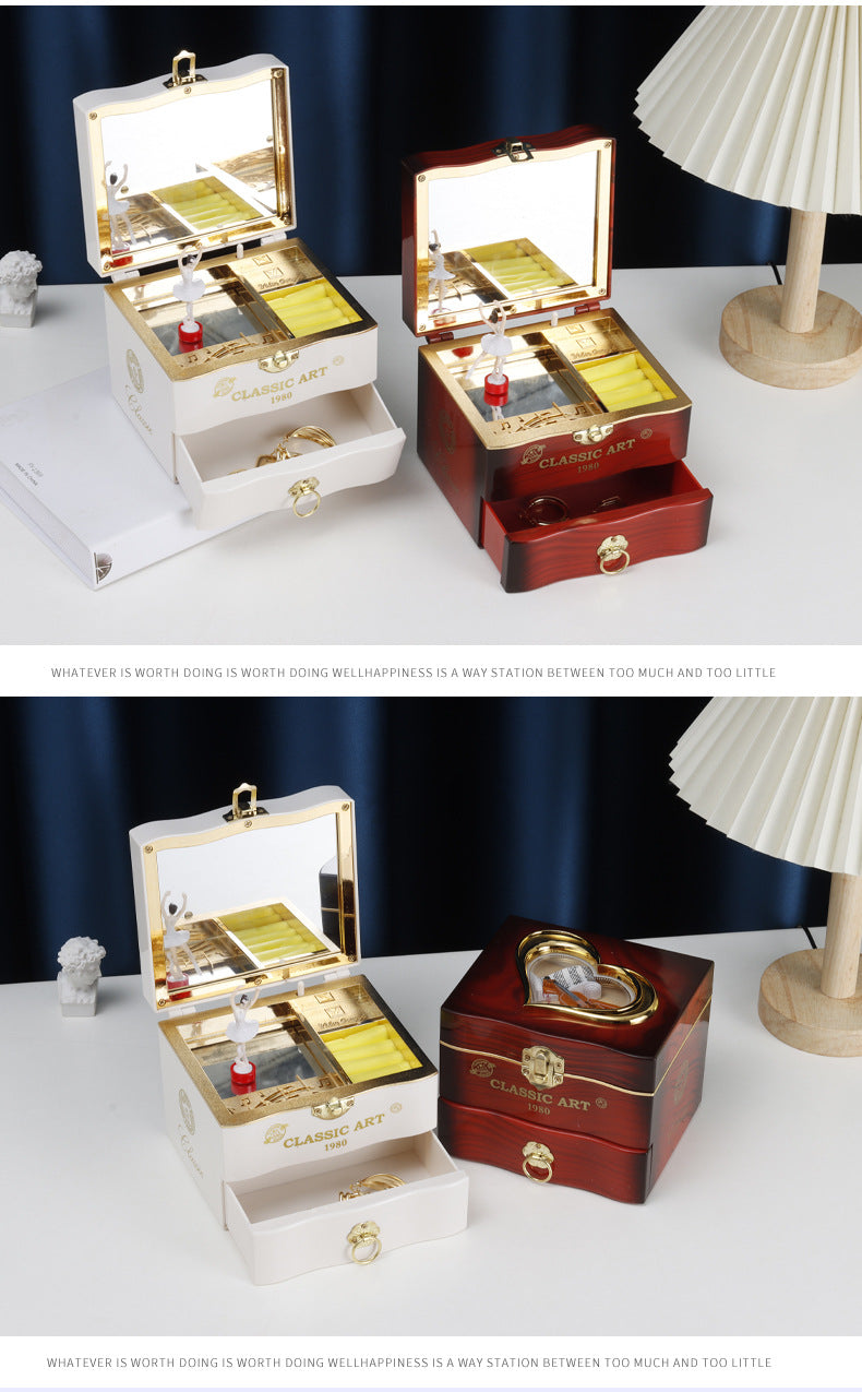 Music Box Music Box dancing little girl ballet princess jewelry box girl children birthday gift crystal ball