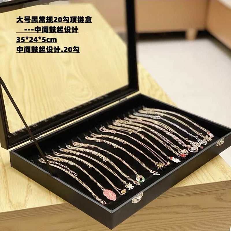 Ear Clip Ear Wire Jewelry Box Large Capacity Ring Necklace Bracelet Display Stand Ear Ring Ear Stud Earrings Storage Box