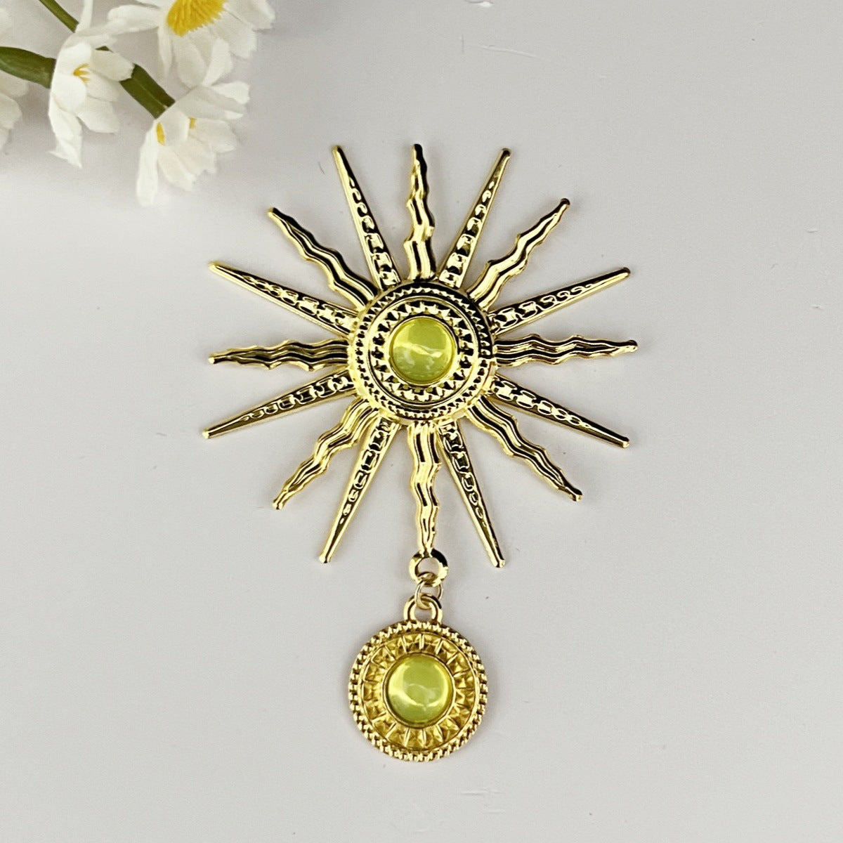 Pearl Sunflower DIY Jewelry Virgin Halo Baroque Lolita Dark Gothic Cos Headdress Style Accessories