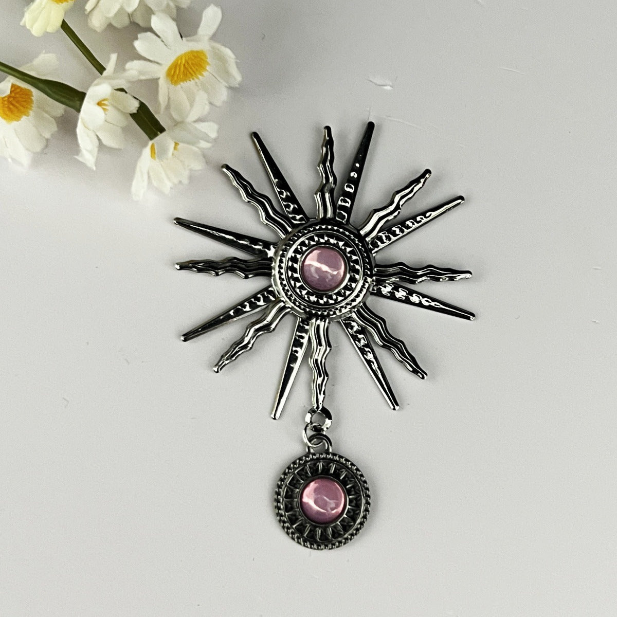 Pearl Sunflower DIY Jewelry Virgin Halo Baroque Lolita Dark Gothic Cos Headdress Style Accessories