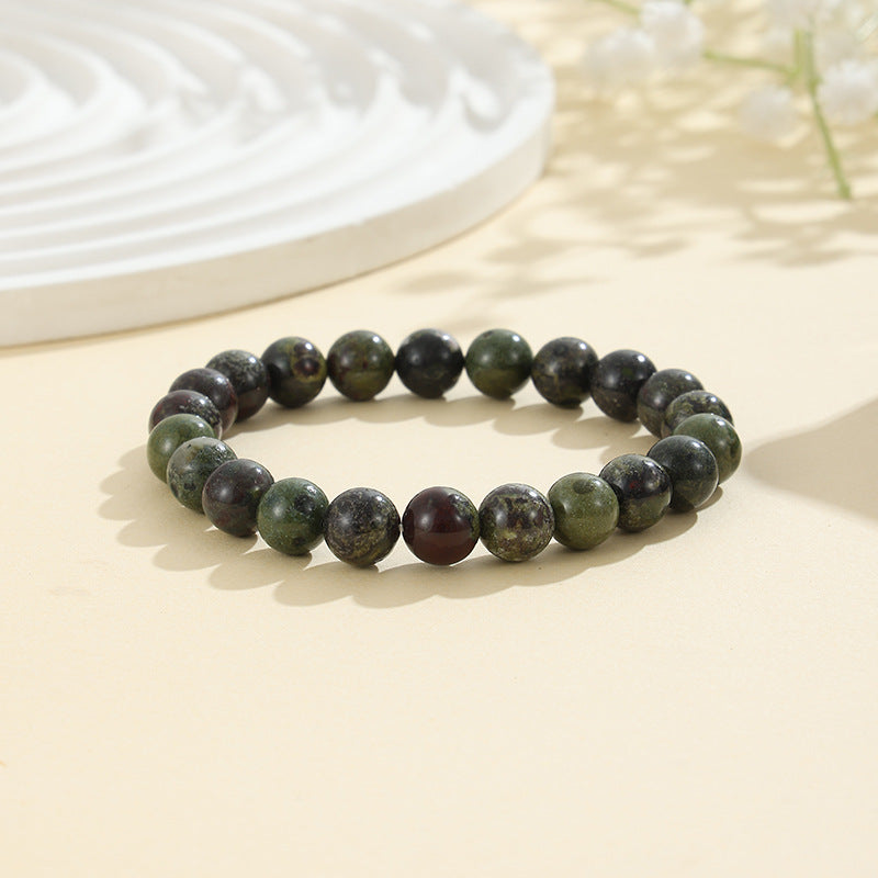 European and American Cross-Border Hot-Selling Popular Jewelry 8mm Natural Stone Bracelet Amethyst Tiger Eye Stone Agate Bracelet Jewelry