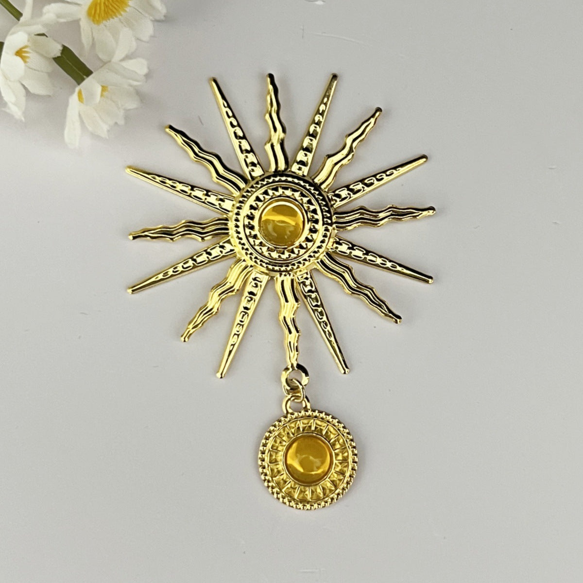 Pearl Sunflower DIY Jewelry Virgin Halo Baroque Lolita Dark Gothic Cos Headdress Style Accessories