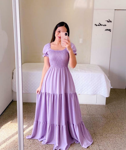 2025 Cross-Border New Spring and Summer European and American Clothing Dress One-Shoulder Floral Off-Shoulder Long Color Fairy Skirt